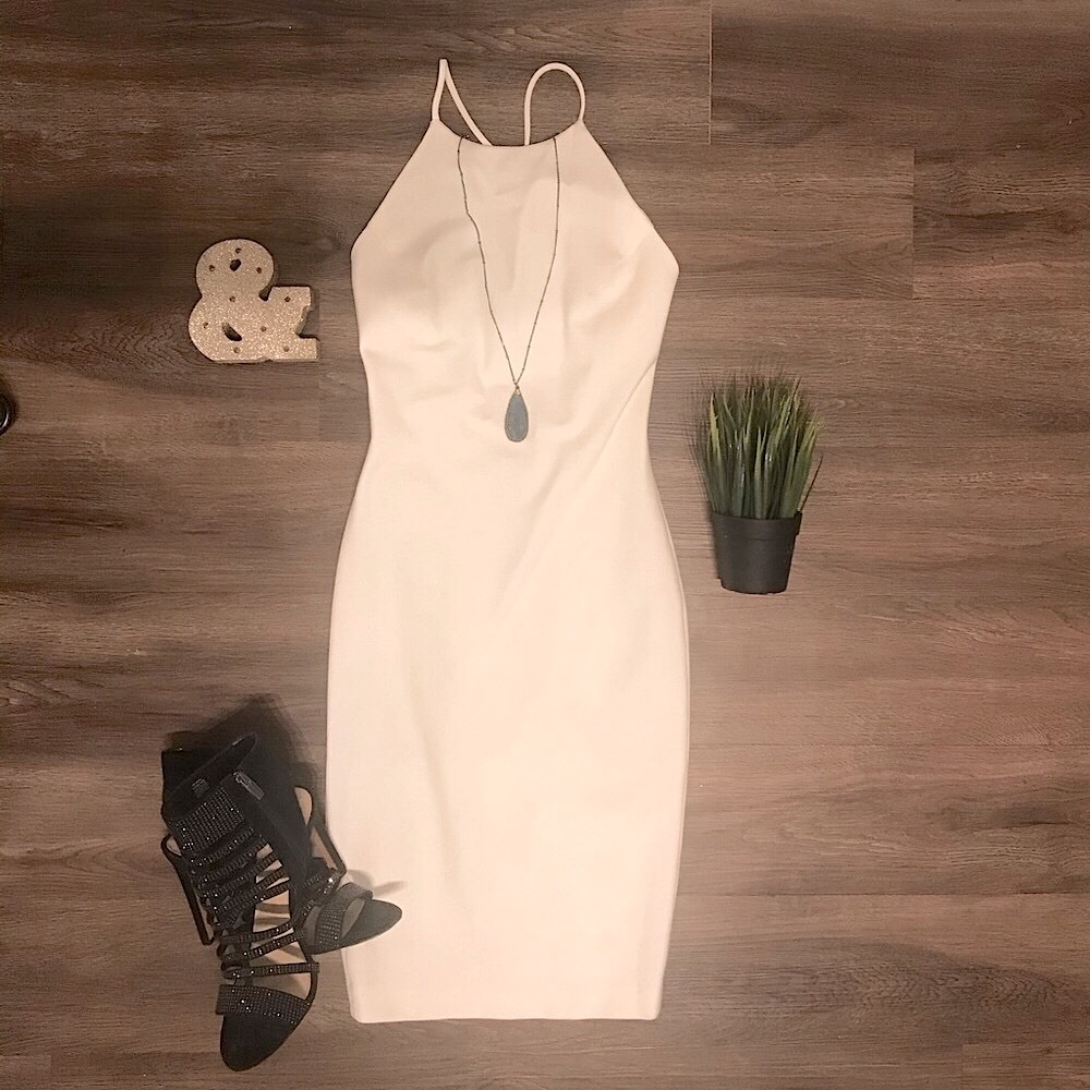 Bless'ed Are the Meek Ivory Fire MIDI Dress - Picture 3 of 12